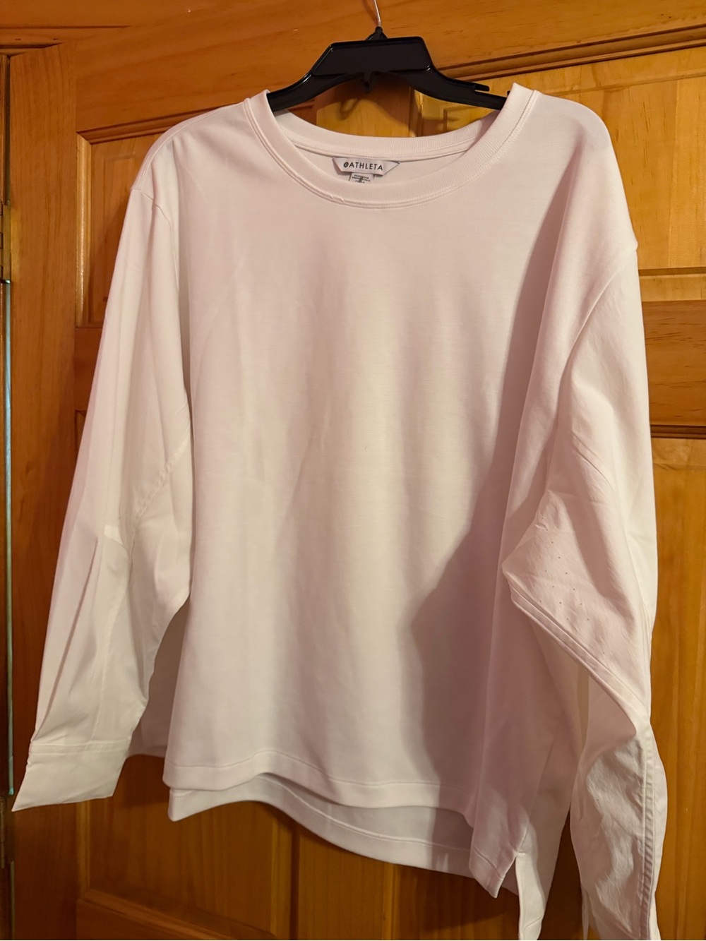 Athleta WHITE Relaxed Crewneck Sweatshirt